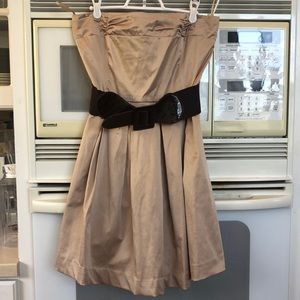 Charlotte Russe Strapless Dress With Belt, Large